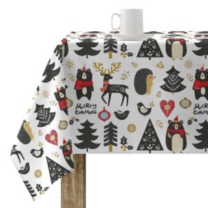 Pletafvisende dug af syntetisk harpiks Belum Merry Christmas Multifarvet 100 x 150 cm