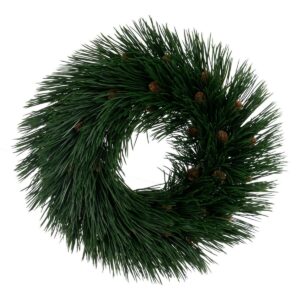 Adventskrans Grøn PVC 31 x 31 cm