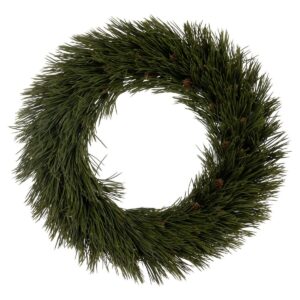 Adventskrans Grøn PVC 42 x 42 cm