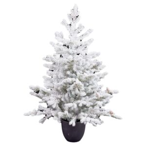 Juletræ Polyetylen Ananas snefald 40 x 40 x 90 cm